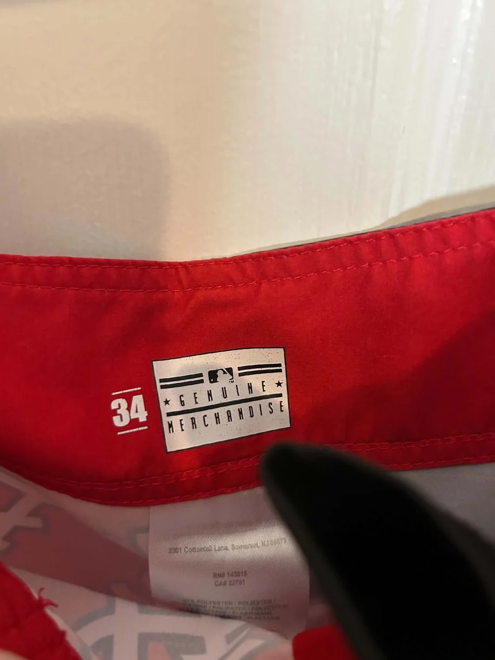 St. Louis Cardinals MLB Board Shorts Swim Trunks Men's Size 34 Red Navy